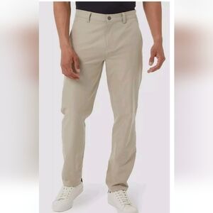 Men's Regular Fit Stretch Performance Pant - 32 Degrees - 34W X 30L - Tan